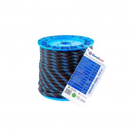 Веревка страховочная статическая GroVer-static ПА Ø12 48пр 43kN Тип А 462.329-10М моток 10м
